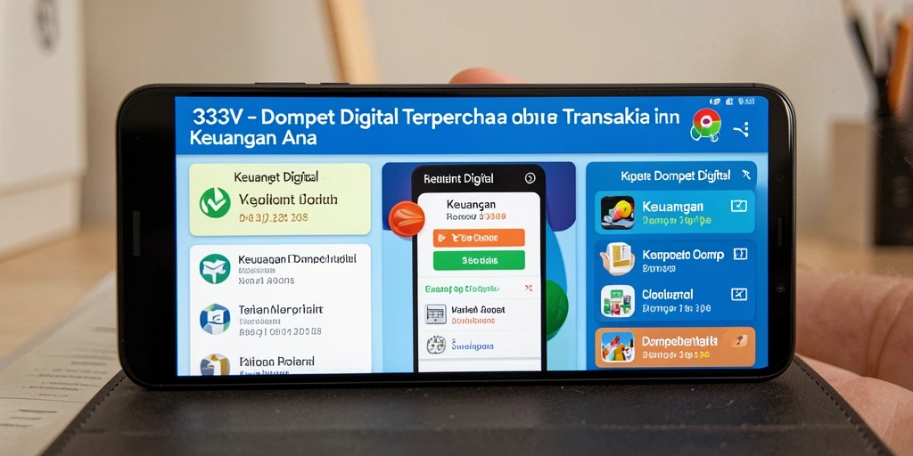 Antarmuka pengguna 333V yang intuitif dan mudah dipahami.