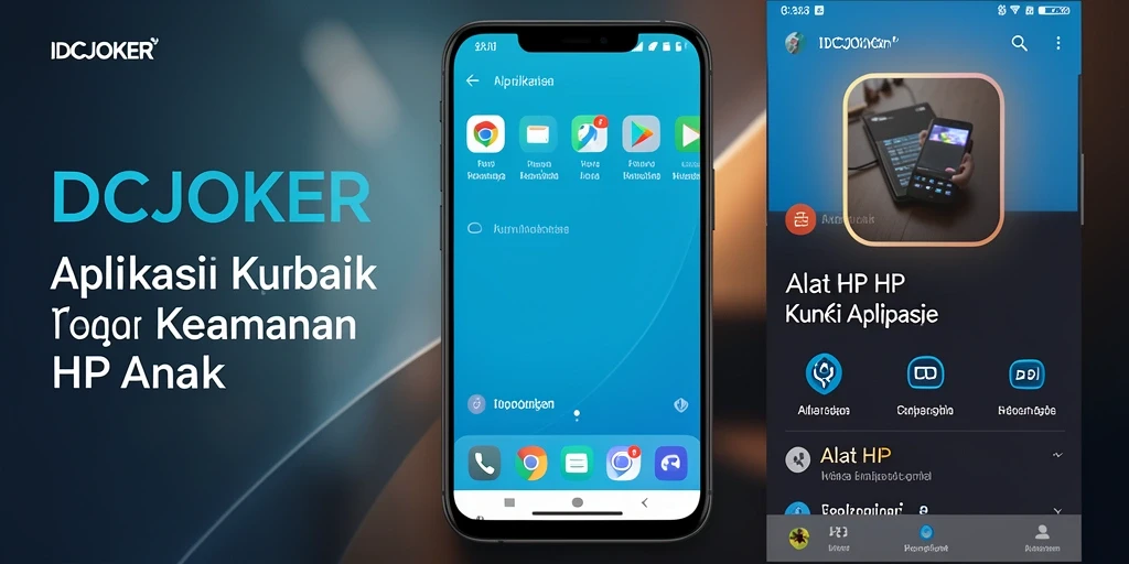 Tampilan antarmuka pengguna aplikasi Kunci Aplikasi IDCJOKER.